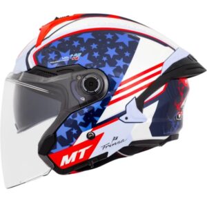 Capacete para Motociclista MT COSMO SV C7 ORTOLA 2024