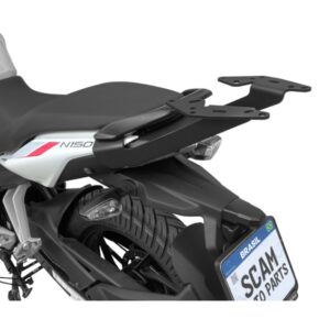 Bagageiro Suporte Traseiro para Moto BAJAJ PULSAR N150 2026- SCAM PRETO