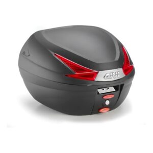 Baú Bauleto para Moto GIVI B330N MONOLOCK 33L PLÁSTICO LENTE VERMELHA