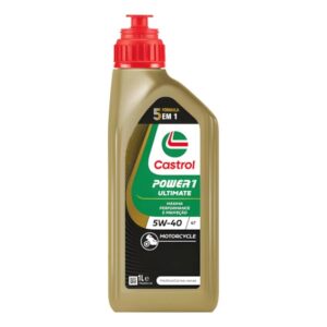 Óleo para Motor de Motos CASTROL POWER 1 ULTIMATE 4T 5W40 1 LITRO