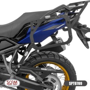 Suporte de Baú Bagageiro para Moto LATERAL SUZUKI V-STROM 800 2024- SCAM PRETO