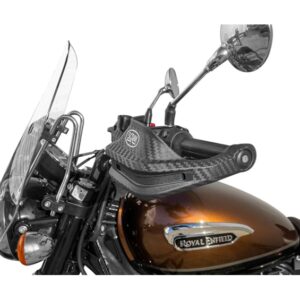 Protetor de Mão para Moto SCAM ROYAL ENFIELD METEOR 350 2023- / HUNTER 350 2023- PRETO