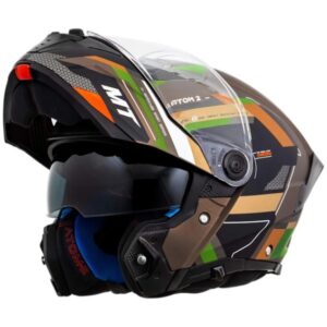 Capacete para Motociclista MT ATOM 2 SV ARTICULADO BAST A6