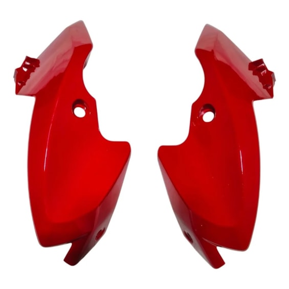 CARENAGEM FAROL FACTOR 150 2016- VERMELHA (LATERAL) O PAR - PLASMOTO