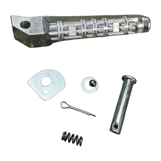 PEDALEIRA TRAS FAZER 250 ESQUERDA ( ALUMINIO POLIDA ) SMARTFOX