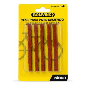 KIT REPARO PNEU MACARRÃO 5 UNID (BOMVINK) BOM-3623 para Moto