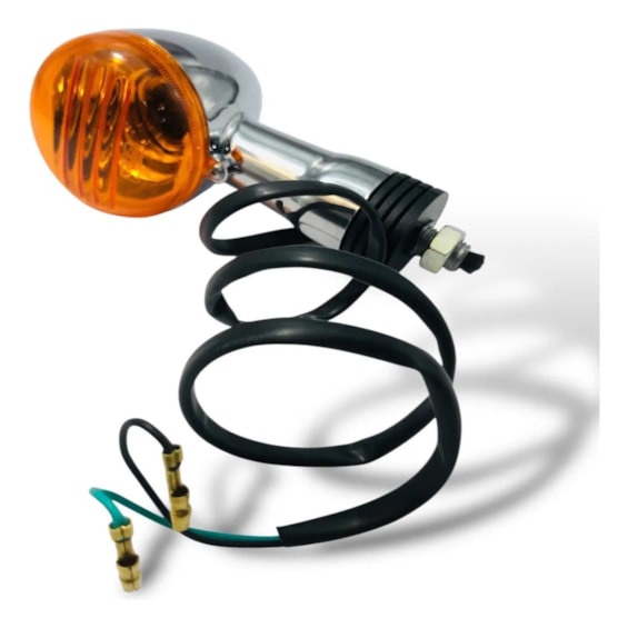 PISCA INTRUDER 125 CROMADO LARANJA C/ LAMPADA (GVS)