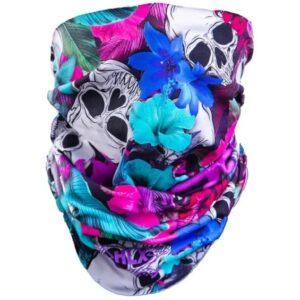 BANDANA HLX TUBO FLEX CAVEIRA-FLORES para Moto